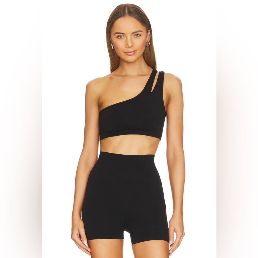 Camila Coelho Belmira Sports Bra in Black